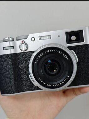 Fujifilm X100 Series Styled Compact Camera — Silver and Black